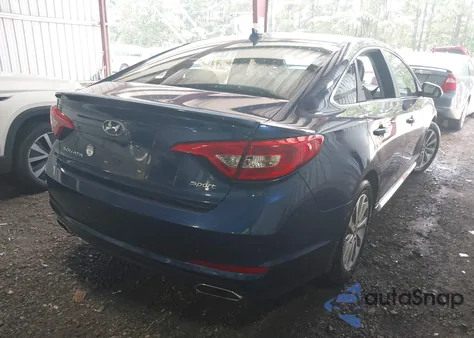 2017 Hyundai Sonata Sport из США, поврежденный, VIN 5NPE34AF1HH589551